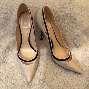 Dior Women's tri colour Cream and Black and pink Heels size 37